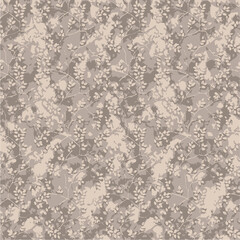 Obraz premium seamless gentle vector paisley print with ethnic paisley and flowers pattern, allover composition. Detailed beautiful paisleys with floral motives in black and white. 