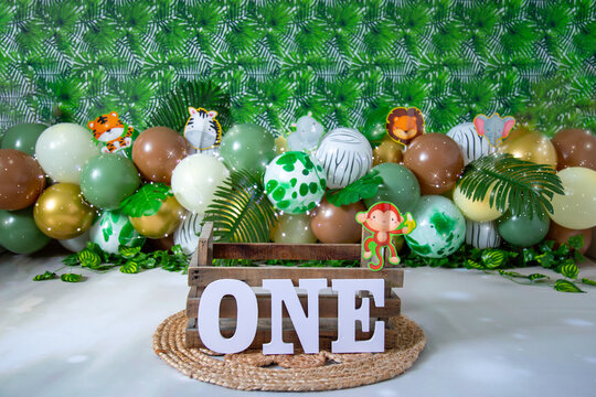 jungle green theme photography background