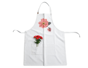 Modern Kitchen Apron Isolated on Transparent Background