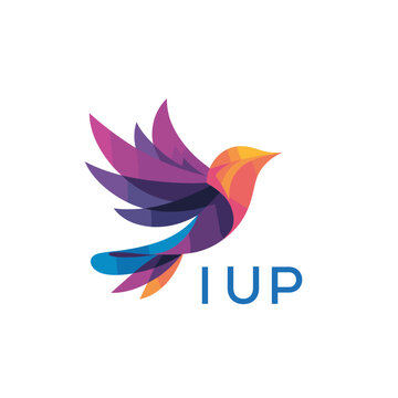 &ldquo;Bright Modern Bird Symbol for Brand Identity&rdquo; IUP Later Logo, &ldquo;Professional Bird Logo Template for Creative Projects&rdquo; &ldquo;Stylish Multicolored Bird Emblem for Marketing&rdquo;
