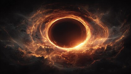 Fiery cosmic vortex