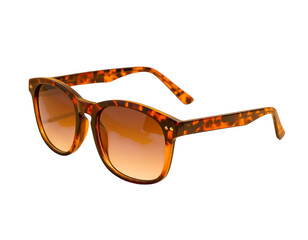 Trendy Shades: Chic, modern sunglasses showcasing a timeless tortoise-shell pattern, providing both style and eye protection for sunny days.