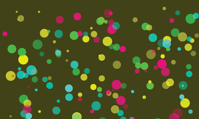 Abstract Circle Pattern on Brown Background modern and minimalist design