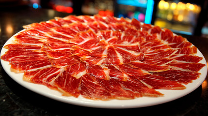 Plato de jamón