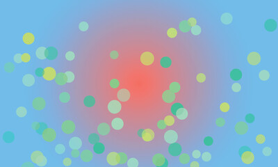 Abstract pastel circles pattern background with modern geometric design elements