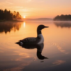 loon on the lake
