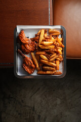 Tandoori Chicken and Thick-Cut Fries