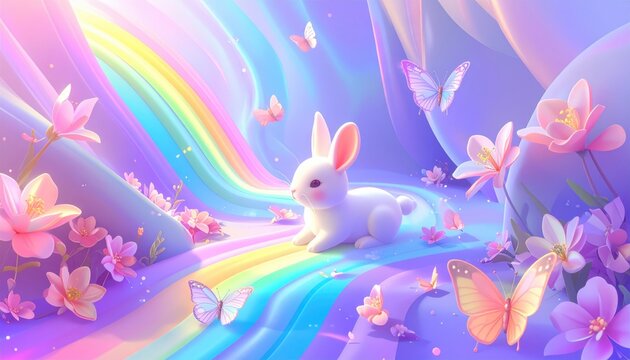 illustrazioni e sfondi che combinano animali, natura e atmosfere magiche o immaginarie