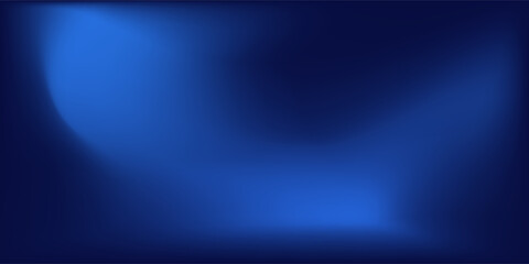 Dark Blue Gradient Abstract Background. Blurred Gradient with grain noise texture effect, elegant and futuristic good for wallpaper, copy space