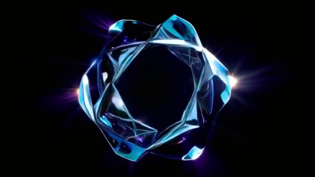 abstract glowing sphere video