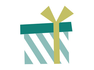 シンプルでゆるく可愛いプレゼントの箱