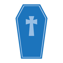 Obraz premium Funeral Coffin Icon