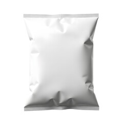 Hyperrealistic White Chip Bag Product Mockup