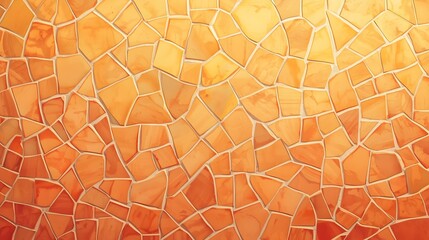 Warm Earth Tone Mosaic Tile Pattern