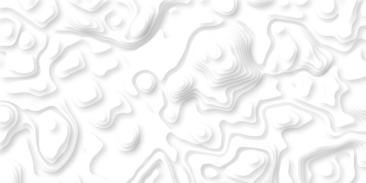 Abstract topography pattern seamless lines sea map modern design white background. Abstract digital topographic contour map concept space geometric strip grid line. Natural discovery of maps.