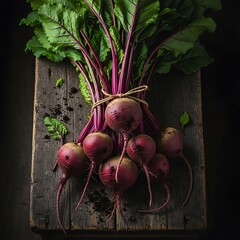 Freshly Harvested Beets - A Rustic Still Life.