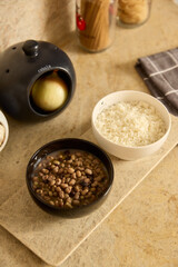 Modern Cozy Decor Technologic Appliance Kitchen Beauty Spa On a Blank Background