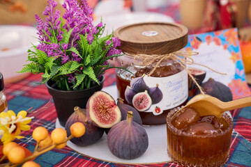 still life with lavender