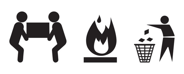 Recycling Icons Set – Eco Friendly Recycle Symbol Collection for Sustainability, Waste Management, and Circular Economy Design Vector