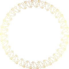 Holy Angel frame. Christmas star, cute cartoon new year holidays 2d illustration. Frame with empty space