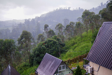 Houses at The Waterfall Villas in Sri Lanka.