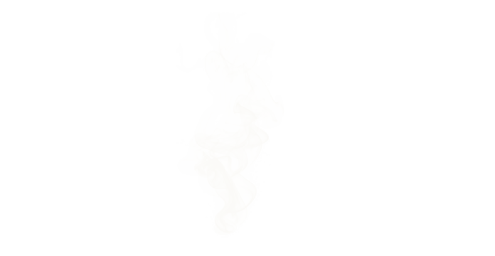 Darkness and wisps of blue smoke or fog