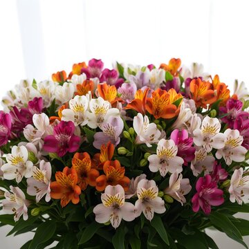 Alstroemeria, Peruvian Lily, Lily of the Incas, Princess Lily, Parrot Lily, cut flower, fresh flowers, floral bouquet, mixed flowers, flower arrangement, summer flowers, spring flowers, florist bouque