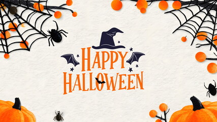 Halloween themed design for background, card, wallpaper 