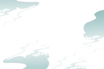 Abstract background with blue smoke effect isolated on transparent background