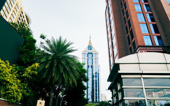 UB City in Bangalore, Karnataka, India, a premium commercial, retail, and business complex. Known for luxury offices, high-end shopping, and modern architecture in the heart of the city