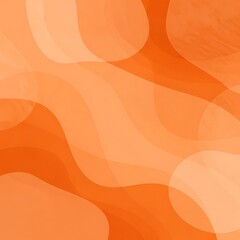 Abstract Orange Waves - Modern Background Design with Fluid Shapes.
