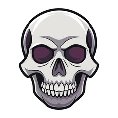 Skeleton Head Skull Vector Illustration