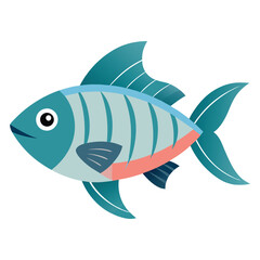 fish on a white background
