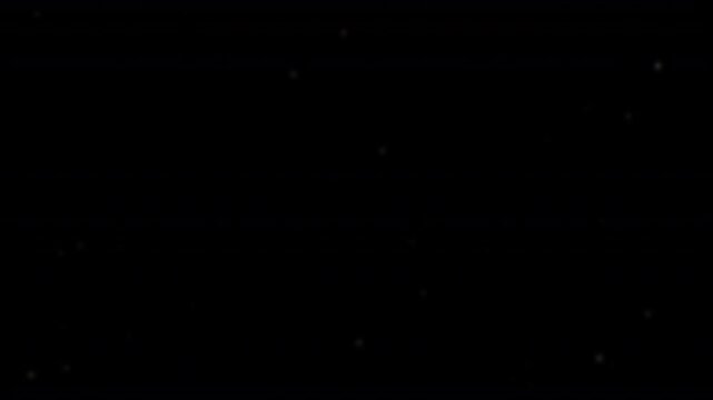 Floating light dust and small fragments of debris or springtime blossom flower seeds blowing gently in the light breeze atmospheric ambience haze video layer effect 4K animation  