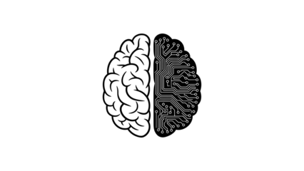 Fusion of Organic Human Brain and Digital Circuitry.