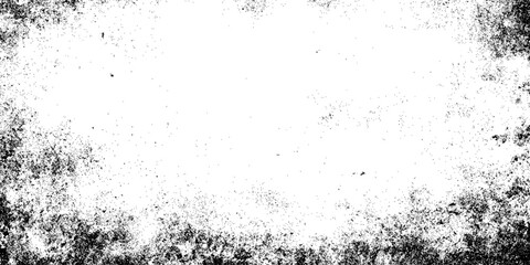 Black and White Grunge Dust Texture with Fading Specks Overlay.