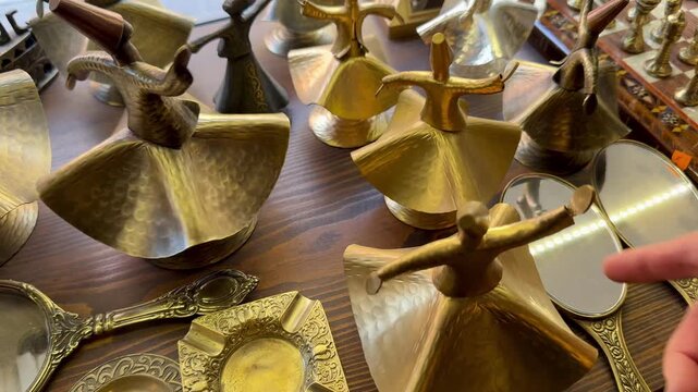 Sufi whirling dervishes are practitioners of a Sufi ritual called the Semaa form of physically active meditation originating from the 13th-century Mevlevi order,