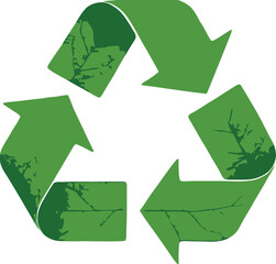 recycling symbol, recycle, eco friendly, environment, sustainability, green, nature, leaves, organic, planet, conservation, reuse, reduce, waste, ecology, symbol, icon, graphic, illustration, clean en