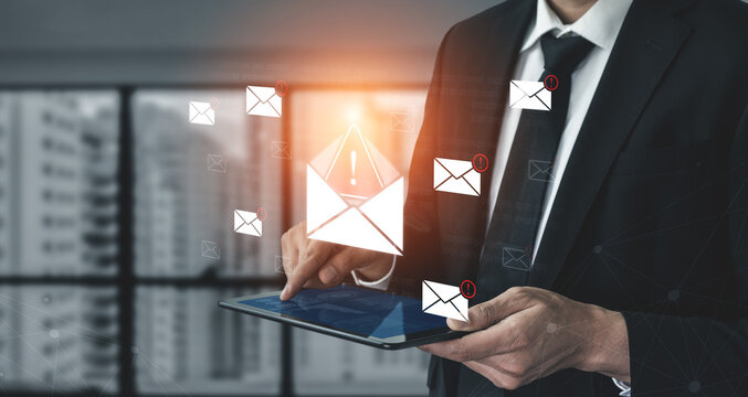 A cybersecurity alert indicating a phishing scam or malware threat. This dangerous email requires immediate action to protect against data theft and unauthorized system access. Fermion