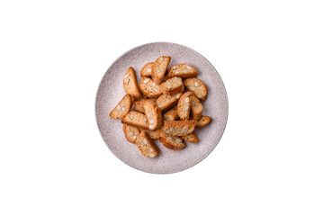 Italian cantuccini cookies with almonds, a sweet biscuit dessert. Cantuccini cookies