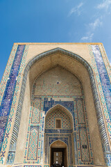 Ulugbek Madrassah, a UNESCO World Heritage Site in Bukhara, Uzbekistan.