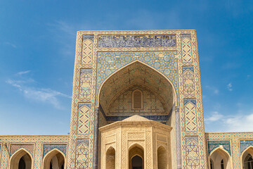 Kalyan mosque is a part of the Poi Kalon islamic religious complex in Bukhara, Uzbekistan