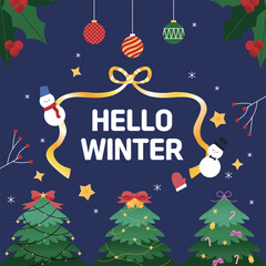 겨울 풍경 이미지