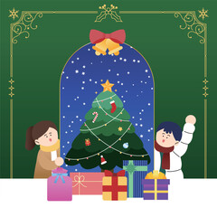 겨울 풍경 이미지