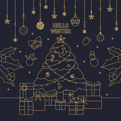 겨울 풍경 이미지