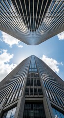 Skyscrapers Reaching for the Sky - A Modern Architectural Marvel.