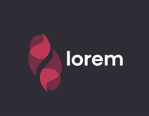 This elegant flame logo represents energy and passion, ideal for branding in industries like wellness, fitness, and any initiative focused on vitality and motivation.