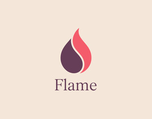 This captivating image presents a flame icon, symbolizing passion, energy, and transformation in a beautiful color gradient that invites inspiration and creativity.