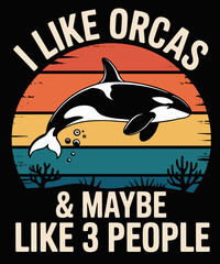 Cool Orca Design For Killer Whale Ocean Orca
