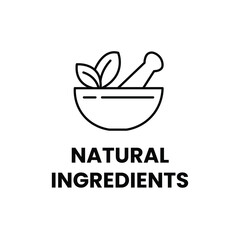 natural ingredients vector icon. Natural ingredients label icon set. 100% Natural and organic Product Icon Circle Sign food labels. Healthy Food Emblem. Organic food Badge. vector illustration 